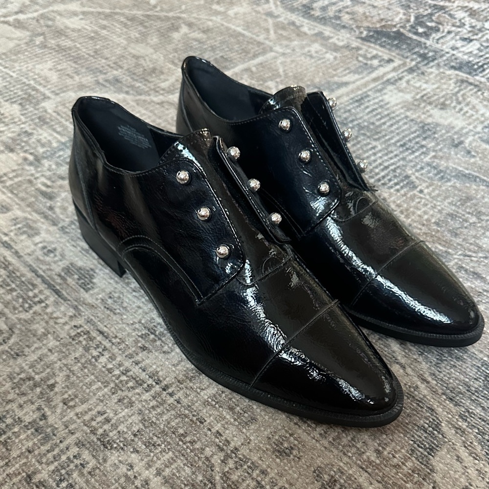 Nine West Patent Leather Oxfords NWOB - Picture 3 of 4